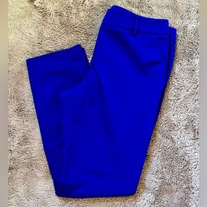 EXPRESS Electric Blue Columnist Pants 4R